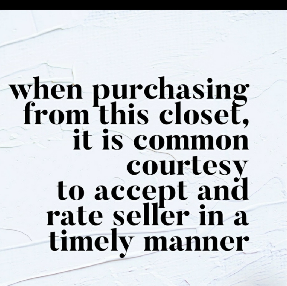 PLEASE ACCEPT YOUR ORDER SO THAT I GET PAID!THANKS